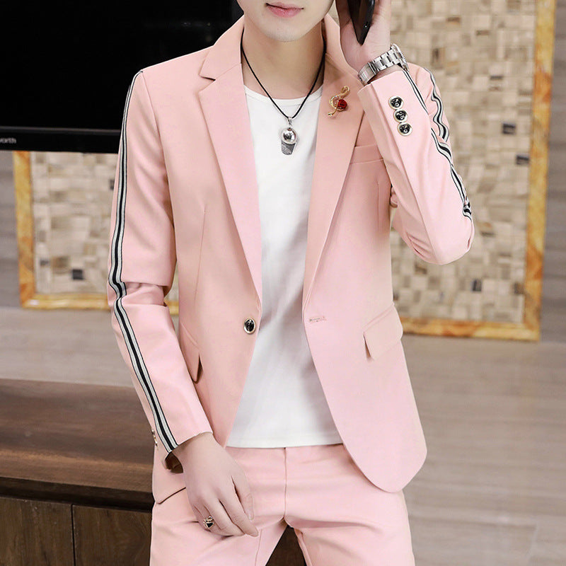 Slim Korean Style Small Suits For Men