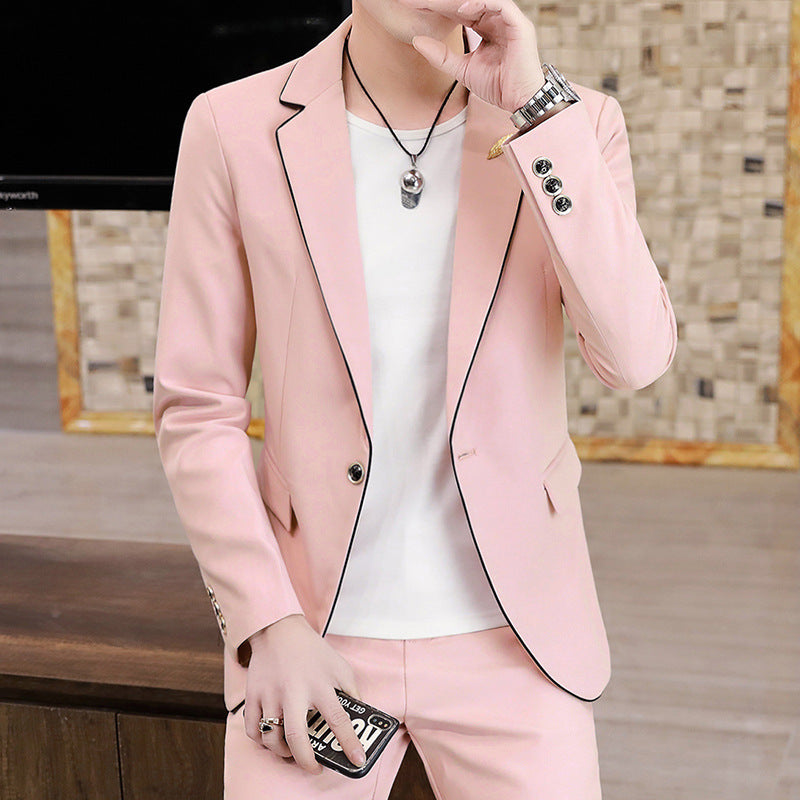 Slim Korean Style Small Suits For Men