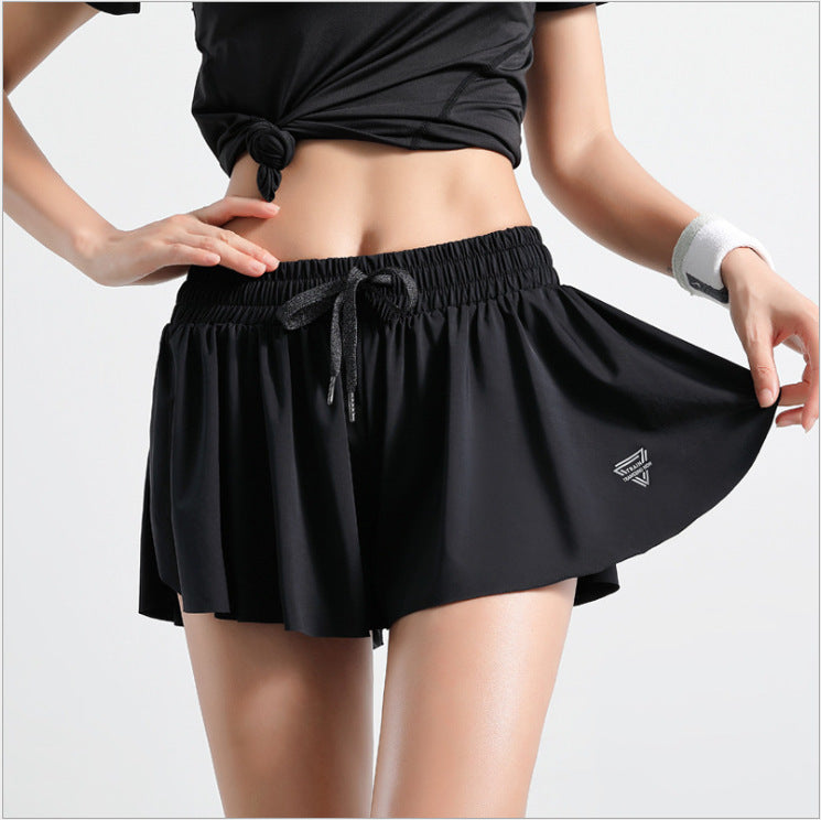 Anti-light Elastic Running Shorts For Women