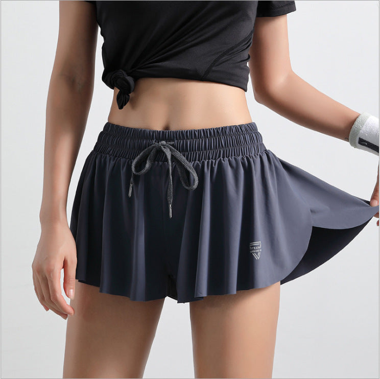 Anti-light Elastic Running Shorts For Women