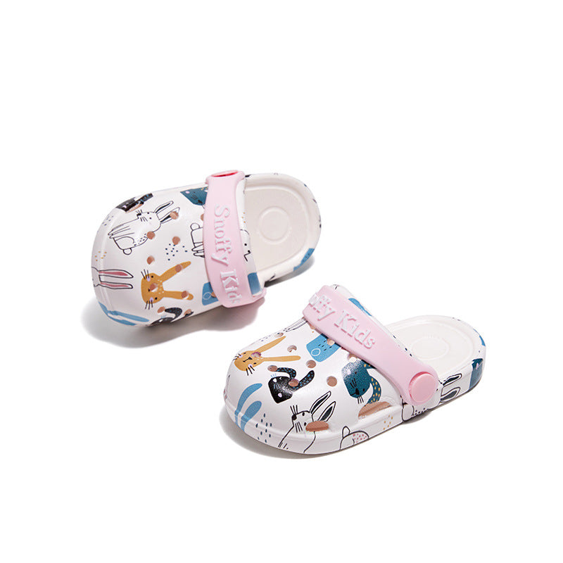 Hole Little Cartoon Slippers for girls