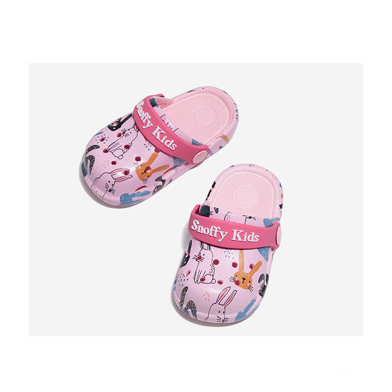 Hole Little Cartoon Slippers for girls