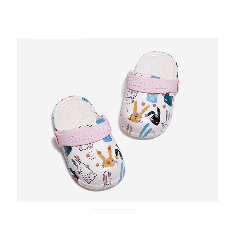 Hole Little Cartoon Slippers for girls