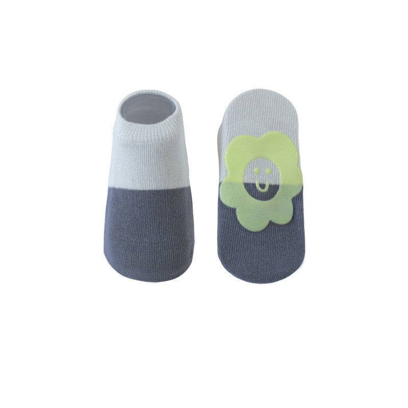 New Summer Combed Cotton Floor Socks for baby