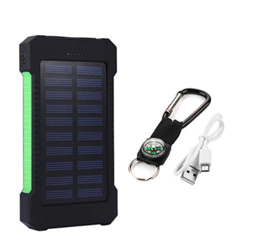 Compatible WithApple, Outdoor Solar Power Bank Battery ForIphone Charge