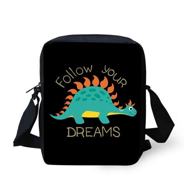 European And American Cartoon Dinosaur Schoolbag for kids