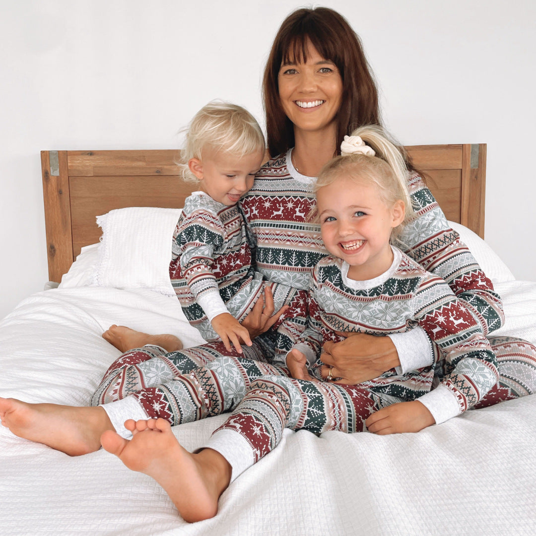 Christmas Home Wear Family Pajama Sets