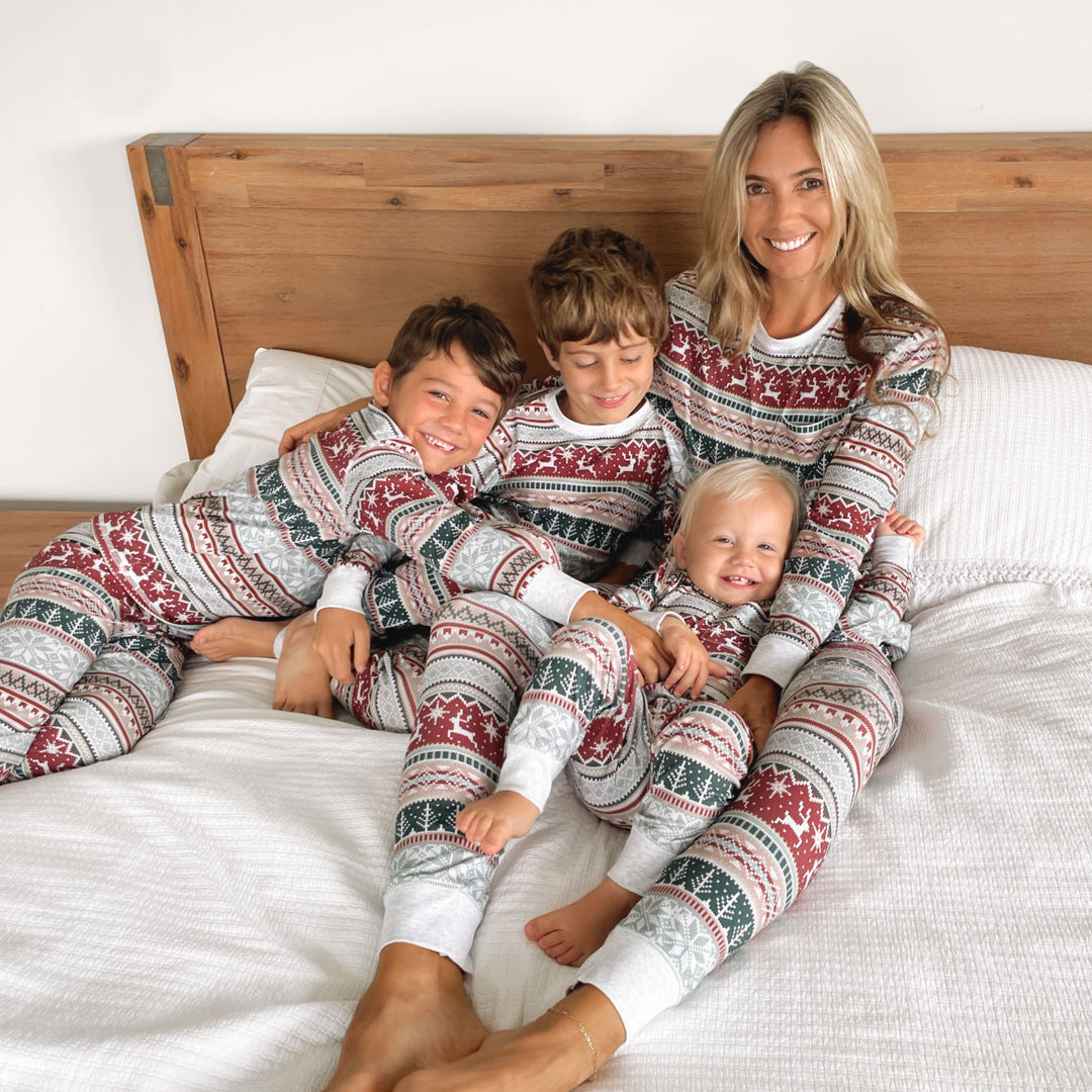 Christmas Home Wear Family Pajama Sets