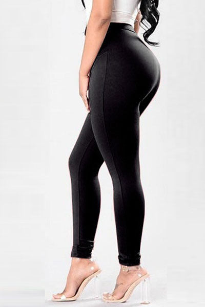 Slim Fit Slimming Knitted Trousers For Women