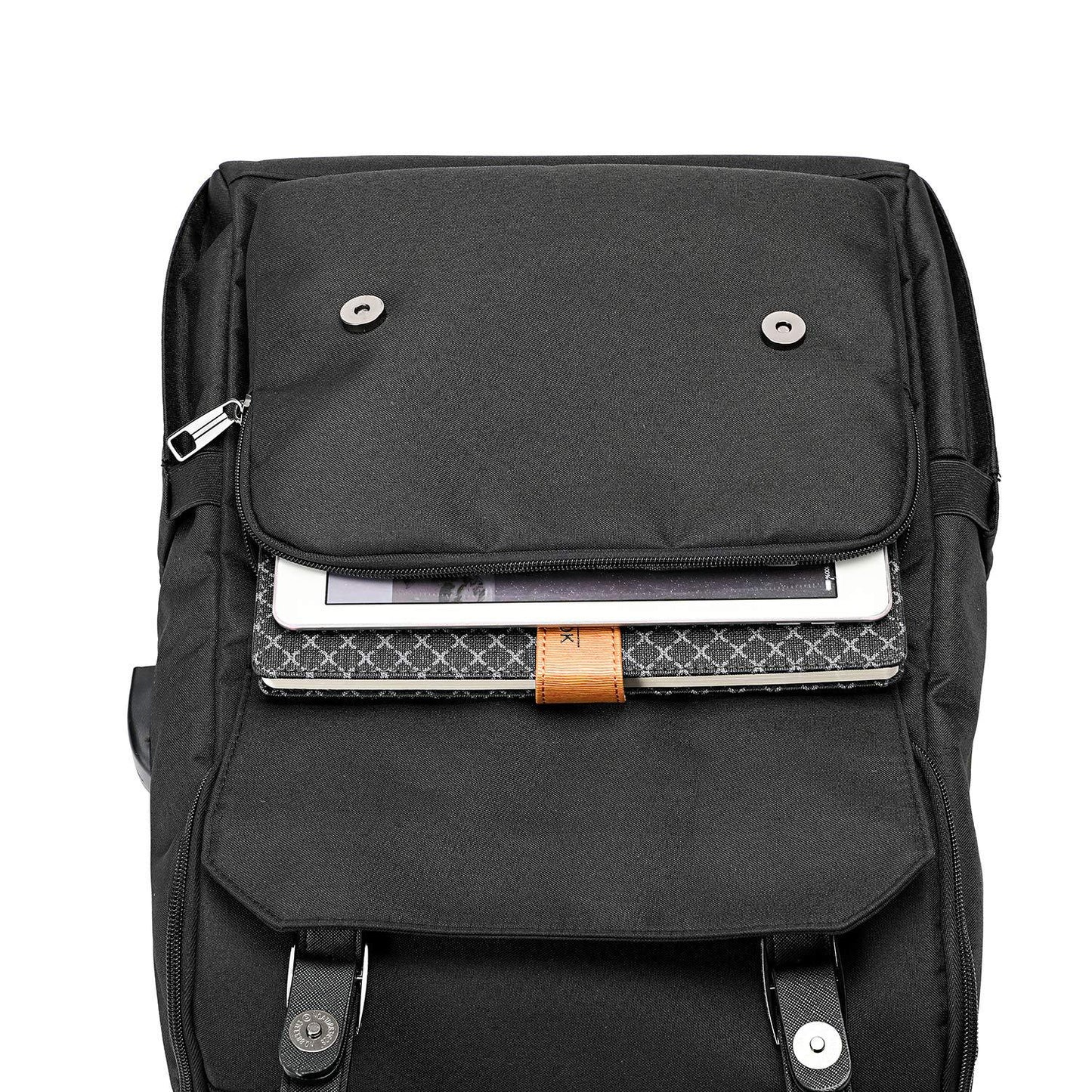 Men's Backpack Retro Travel Bag USB