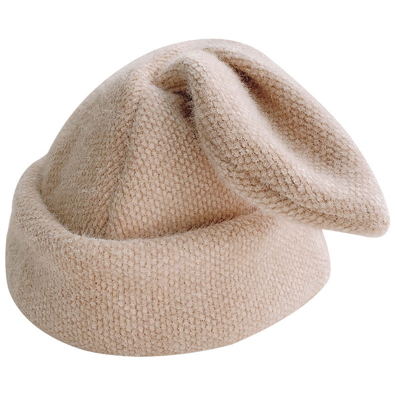 Rabbit Ears Woolen Cap Children Autumn And Winter Cute Fleece Lined for women