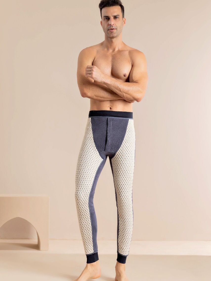 Graphene Waist Support Fleece-lined Thickened Cotton Pants