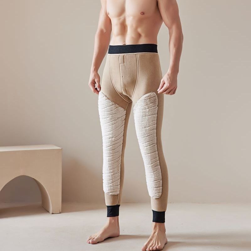 Graphene Waist Support Fleece-lined Thickened Cotton Pants