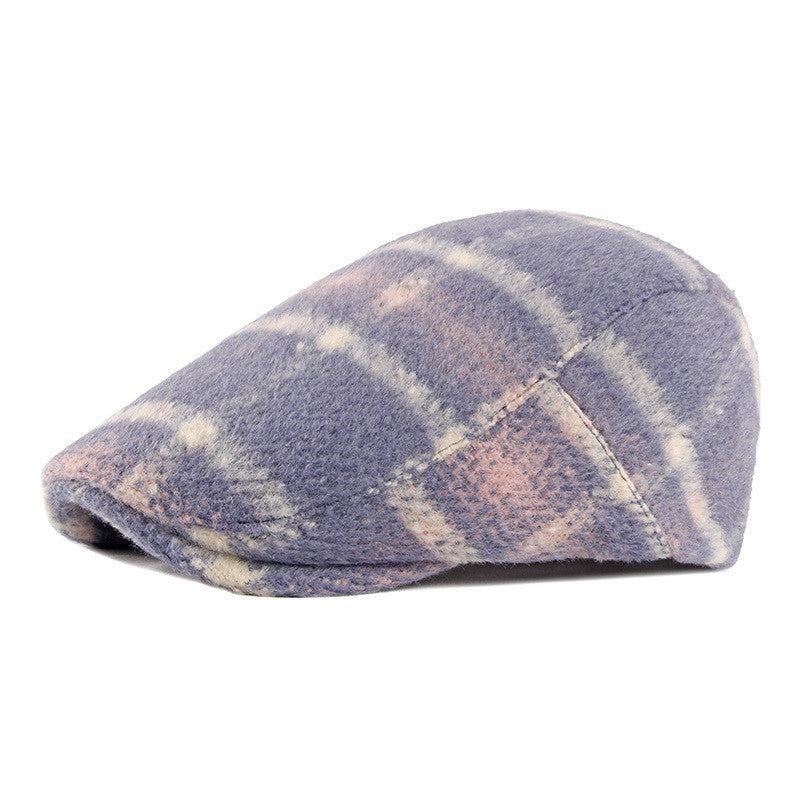 British Retro Woolen Niche Casual Hat for women