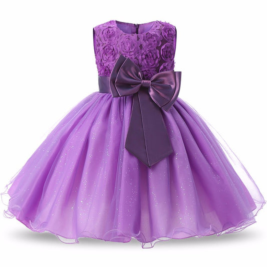 Princess Flower  Summer Party Dresses for girls