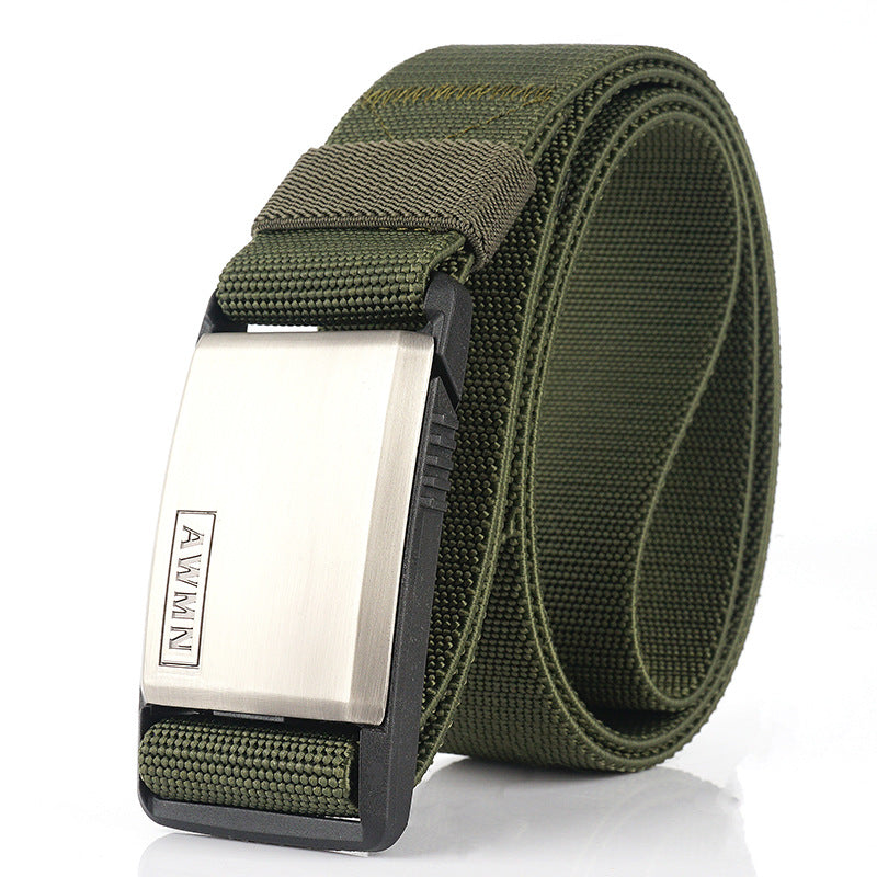 Nylon Belt With Magnetic Buckle Outdoor Leisure Stretch Pants