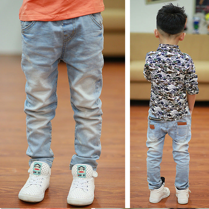 spring and autumn pants for boys