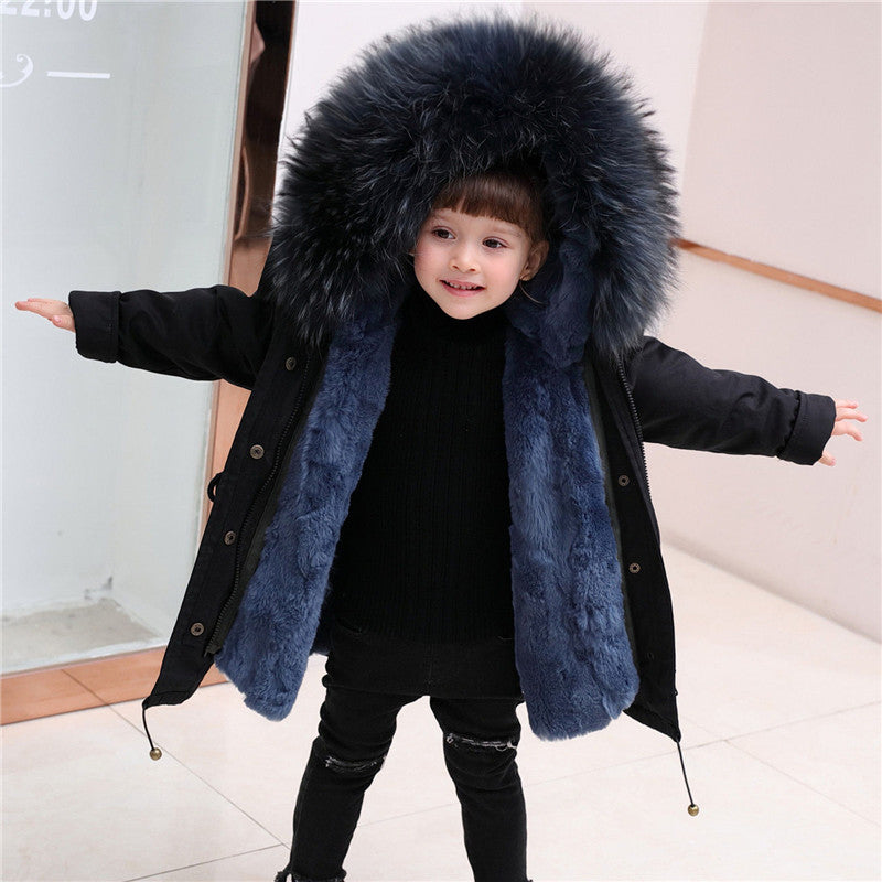 Big Fur Collar jacket for girls