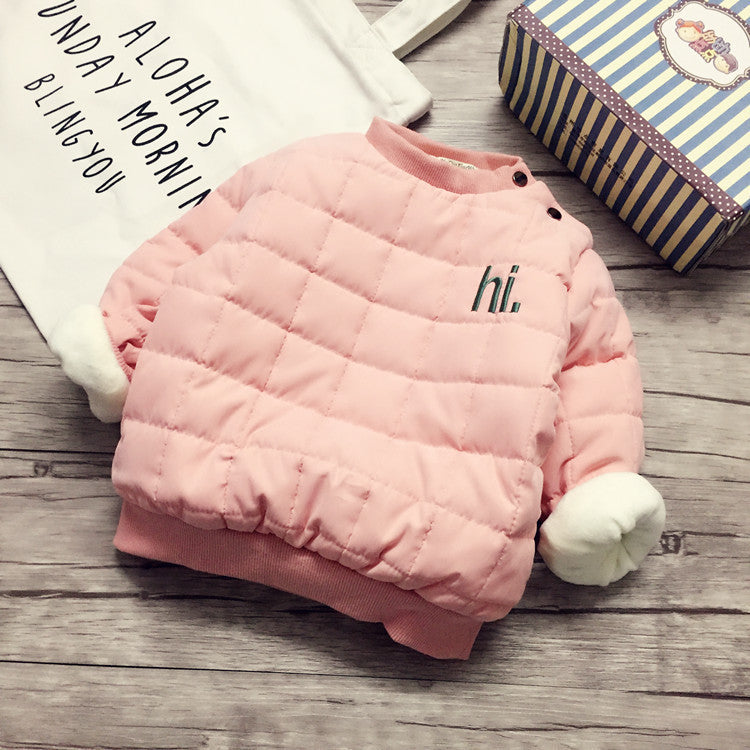 Winter cotton-padded jacket for baby