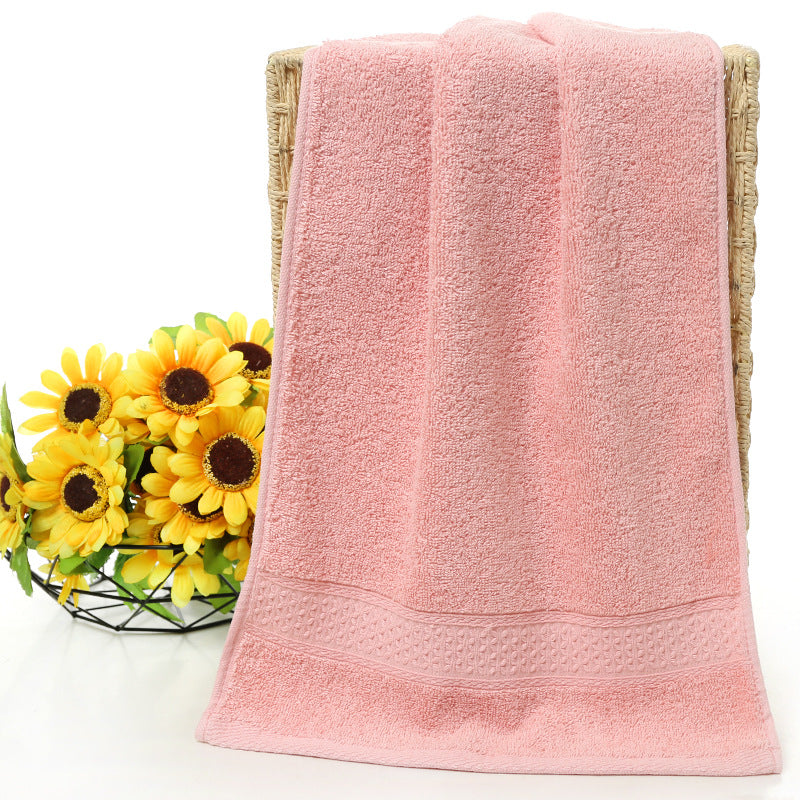 Pure cotton plain towel bath towel