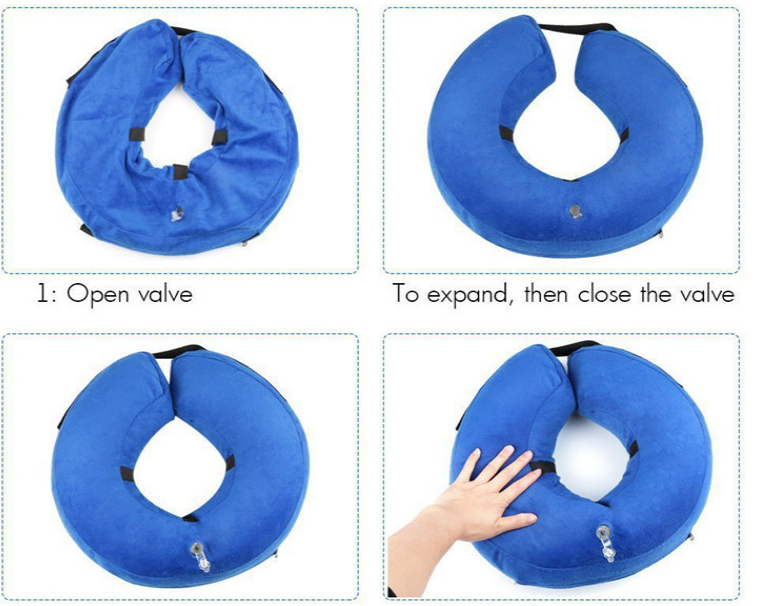 Protective Inflatable Collar for Dogs and Cats