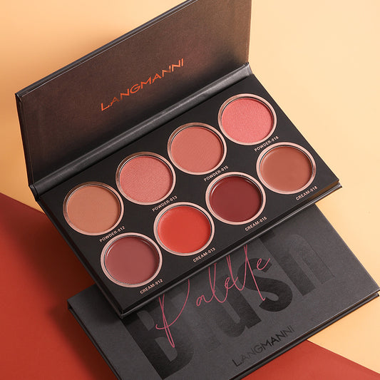 Makeup Eight-color Blush High Disc Brighten Skin Tone