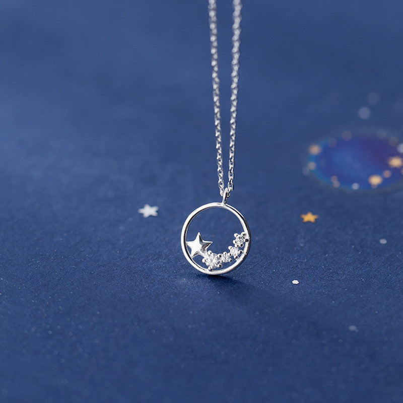 Starry Hollow S925 Silver Necklace