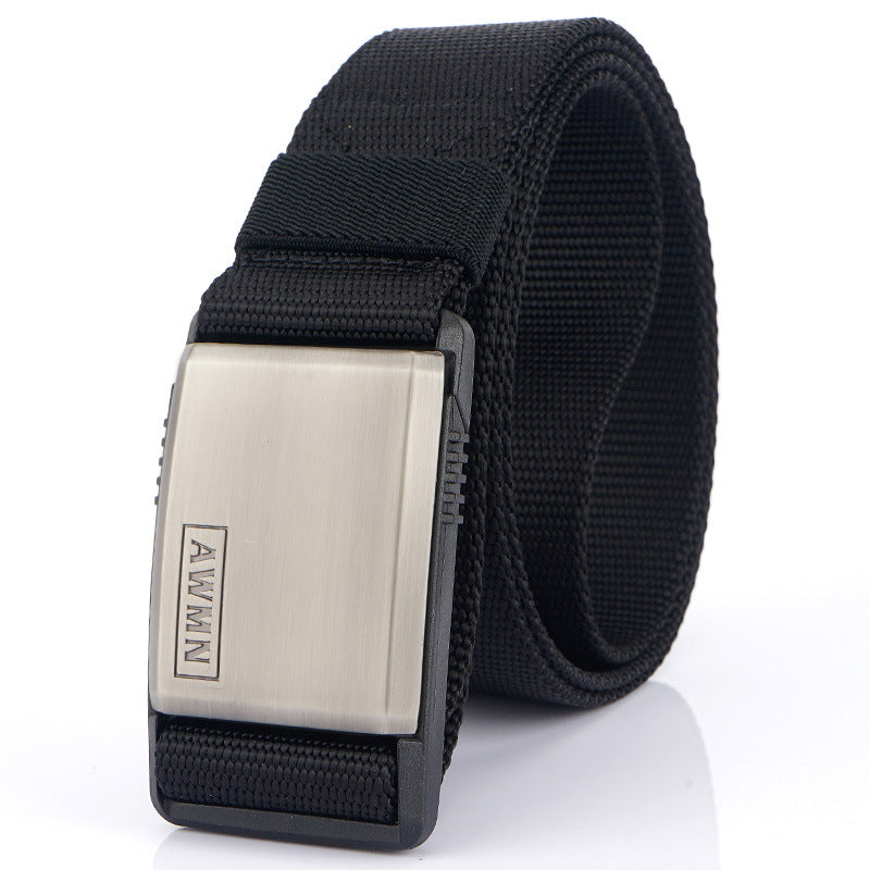 Nylon Belt With Magnetic Buckle Outdoor Leisure Stretch Pants