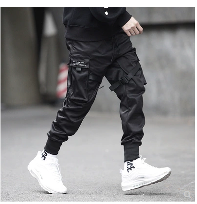 Elastic Waist Hip Hop Cargo Pant For Men