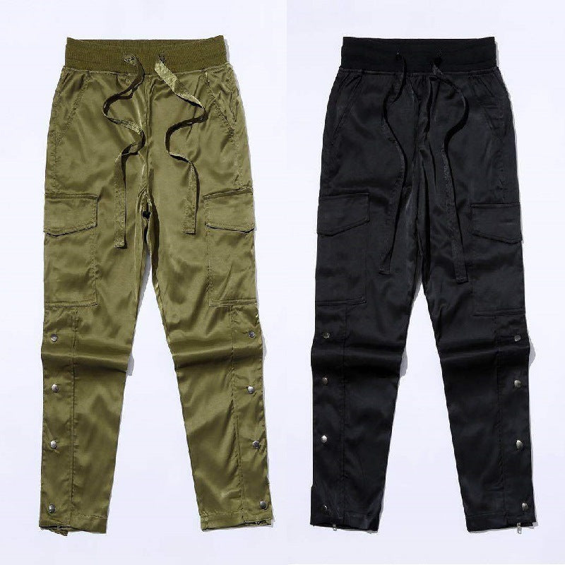 Velcro Buttoned Cargo Pant For Men