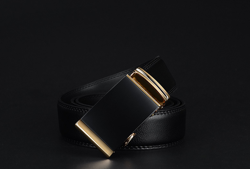 Male pin buckle belt