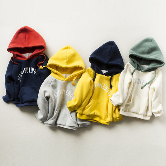 thick hooded sweatshirt for boys