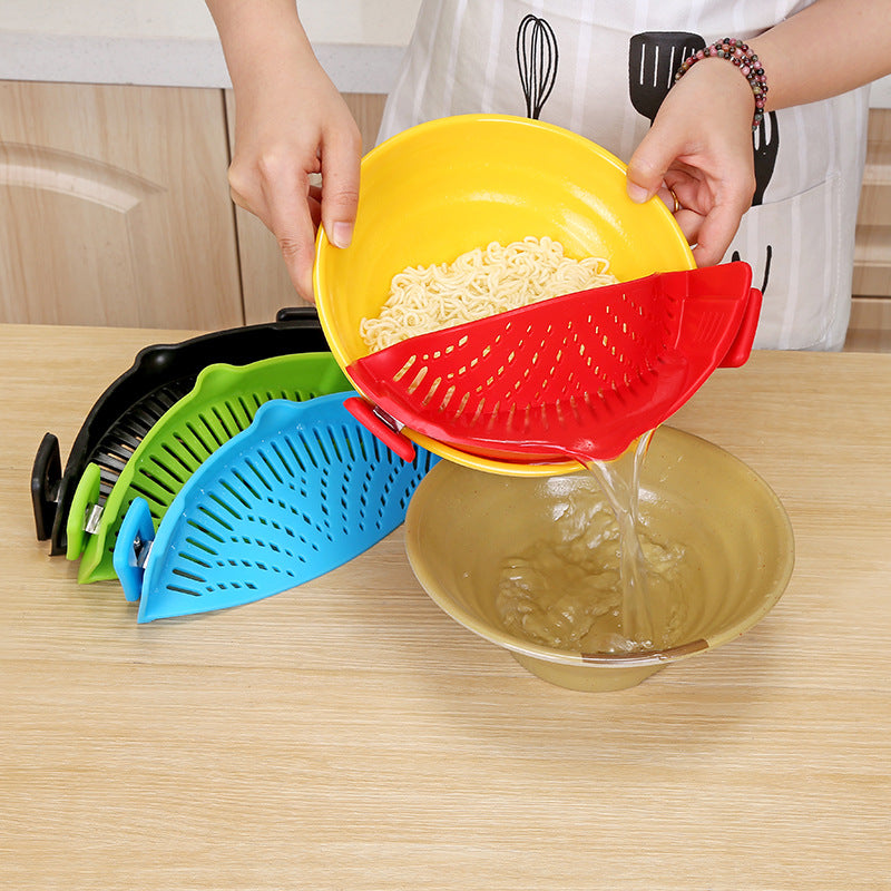 Household Water Filter Noodle Leak-proof Drainer For Kitchen