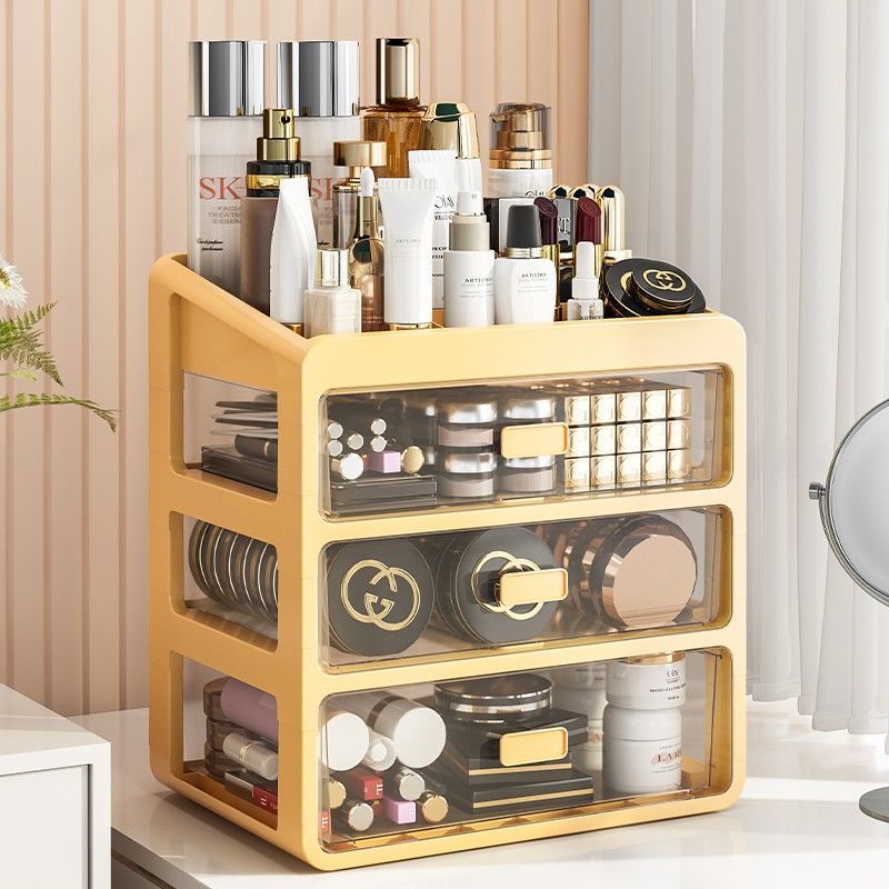 Desktop Transparent Drawer Cosmetic Storage Box