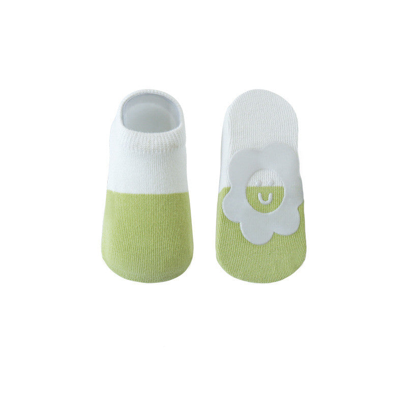 New Summer Combed Cotton Floor Socks for baby