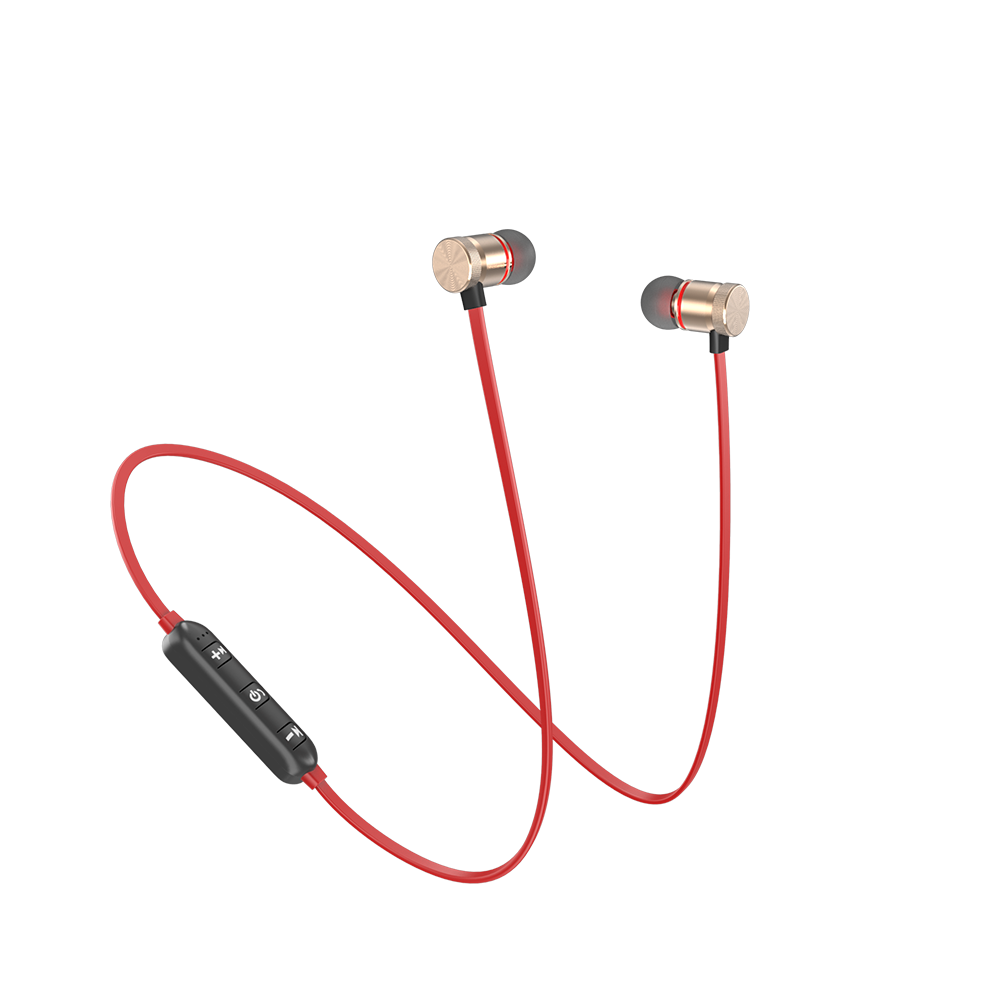 Magnetic Headphones In-Ear Bluetooth Stereo Earphones Headset Wireless Earbuds Random Color