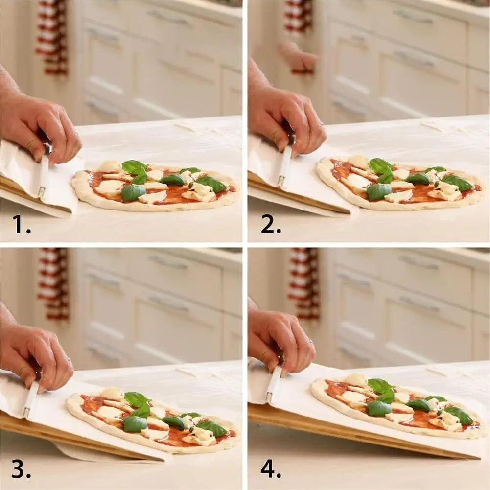 Kitchen Gadgets Sliding Pizza Shovel Non Stick Pizza Smooth Cutting Board Storage Transfer Board Kitchen Baking Tool