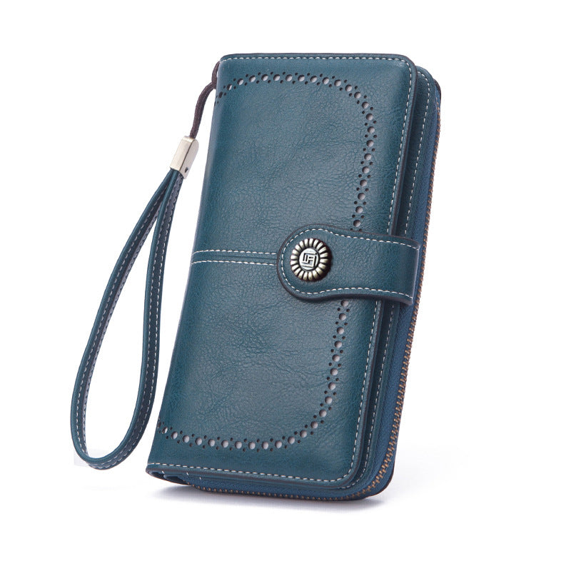 Stylish Retro Minimalism Long Wallet