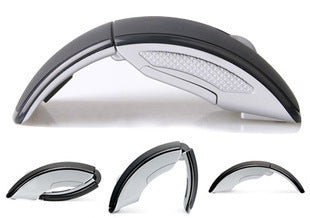 Wireless Optical Mouse Folding Mouse Creative Folding Switch Featured Curved Mouse