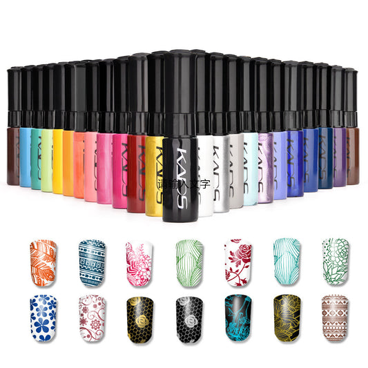 Color print nail polish