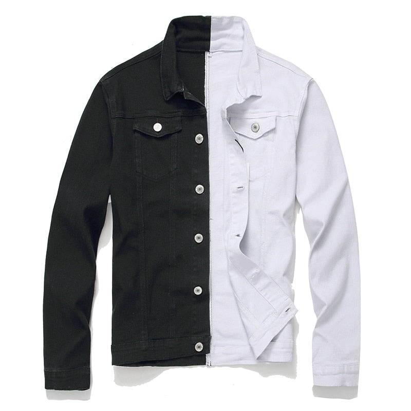 Stretch men's denim shirt