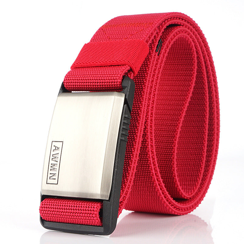 Nylon Belt With Magnetic Buckle Outdoor Leisure Stretch Pants