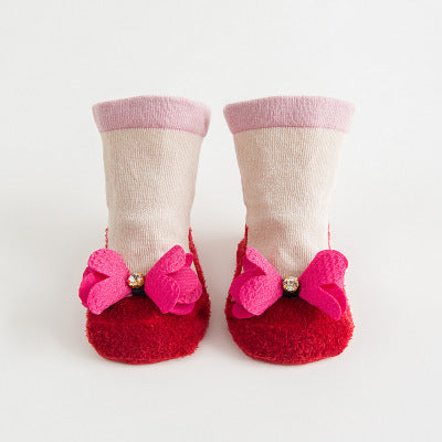 Stitching doll floor socks for baby