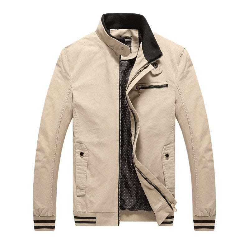 Lasting Comfort Classic Cotton Jackets For Men