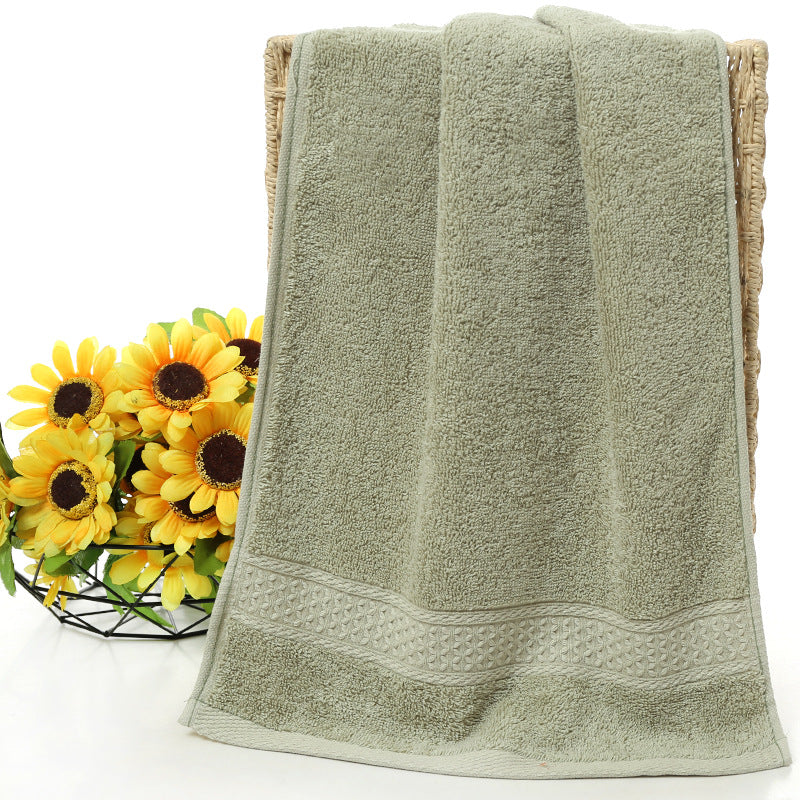 Pure cotton plain towel bath towel