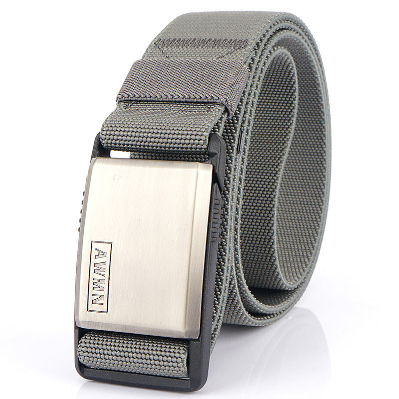 Nylon Belt With Magnetic Buckle Outdoor Leisure Stretch Pants