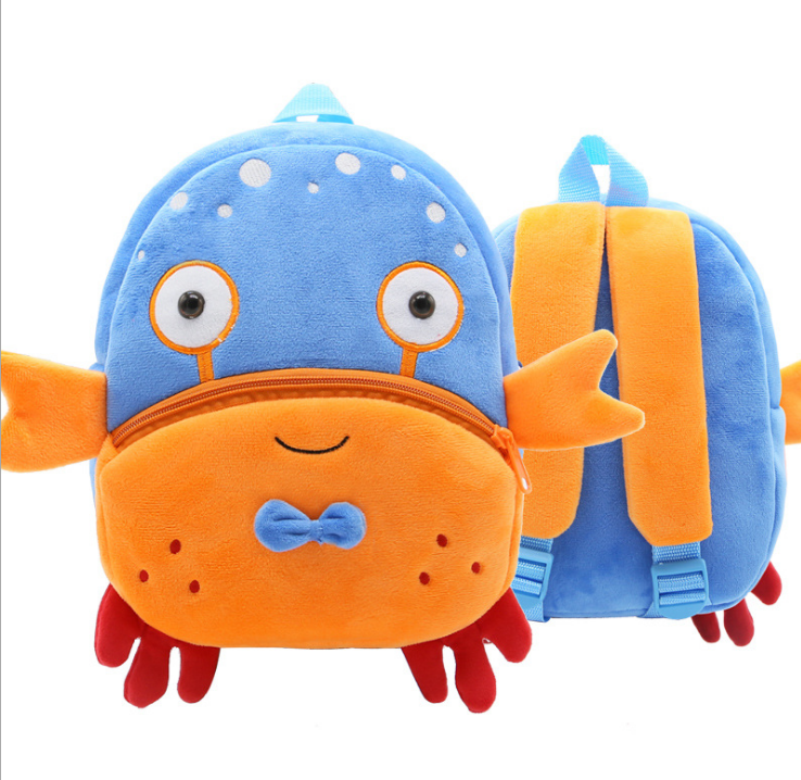 Cute Plush  Kindergarten Cartoon School Bags for kids