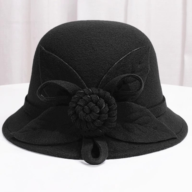 Korean Style Autumn And Winter  Woolen   Fisherman Basin Hat for girls