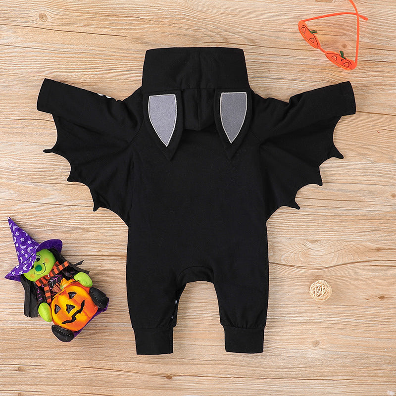 Halloween Bat One-piece Rompers for baby