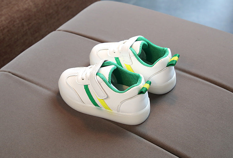 Kimmy White LED Sneakers Shoes for boys